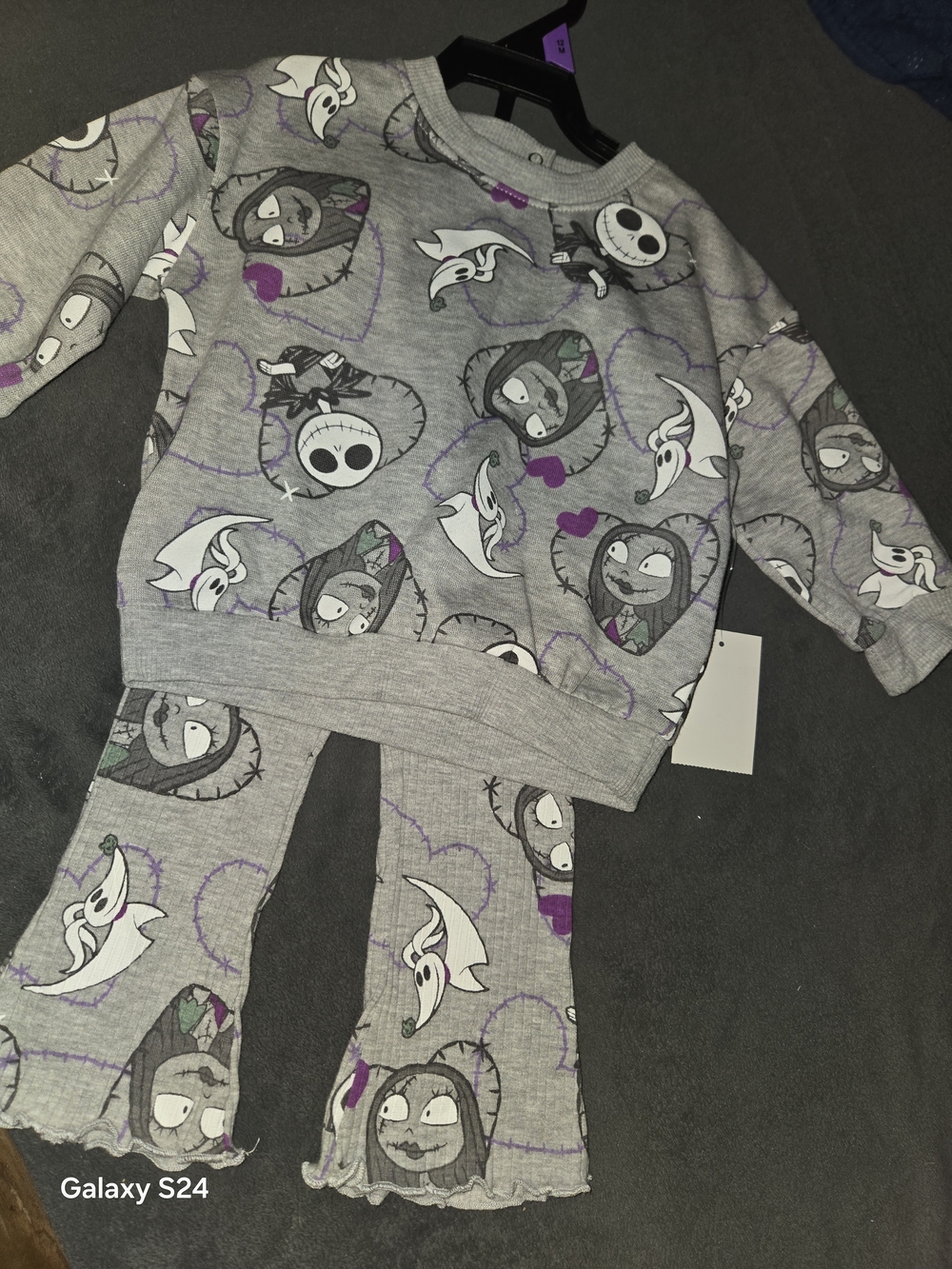 Disney Girl 12 Mos Nightmare Before Christmas 2 Piece Outfit New